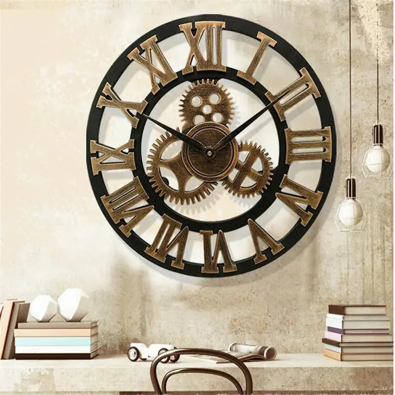 Vintage-Inspired Wooden Wall Clock: Unique Design to Complement Your Home Luxe Stella