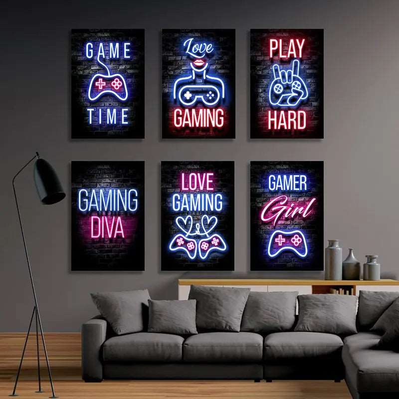 Nordic Gamer Quotes Art Poster - Luxe Stella