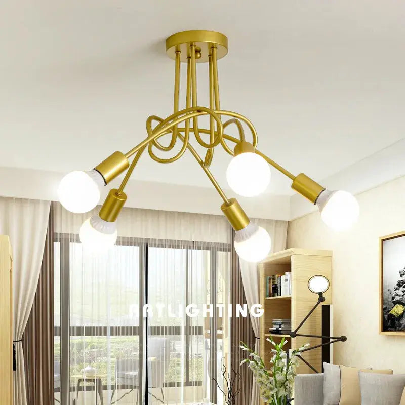 Wrought Ceilling Lamp- Luxe Stella