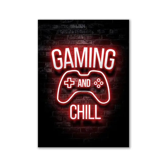 Nordic Gamer Quotes Art Poster - Luxe Stella