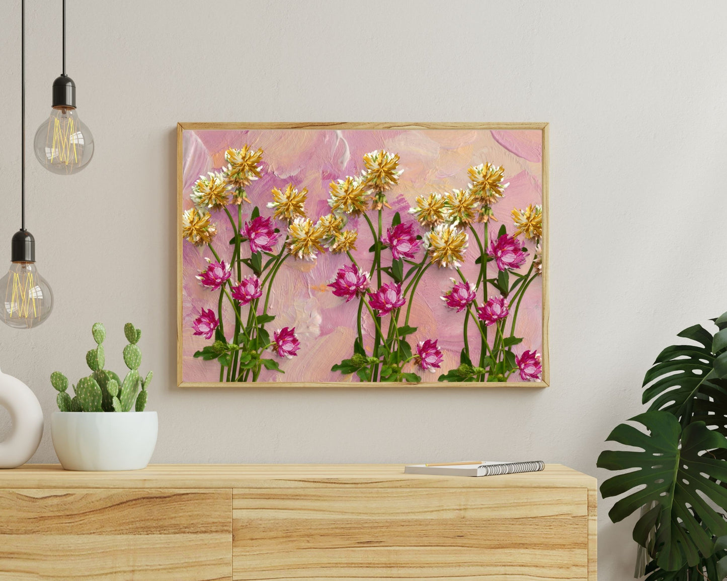 Abstract Floral Impressions Printable Art