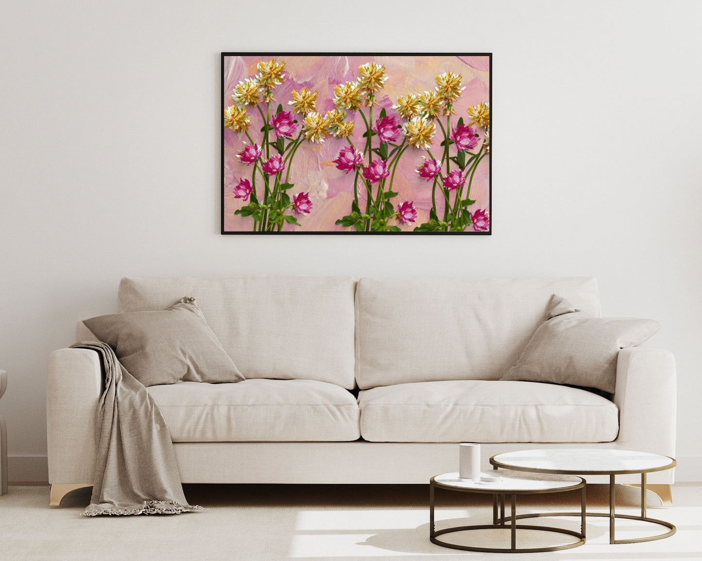 Abstract Floral Impressions Printable Art