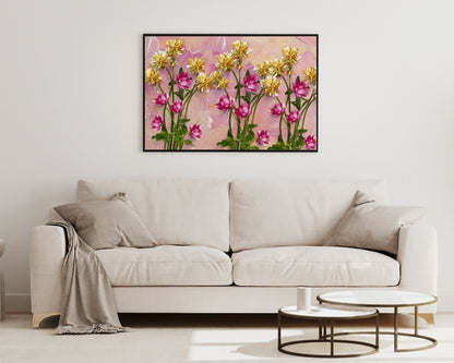 Abstract Floral Impressions Printable Art