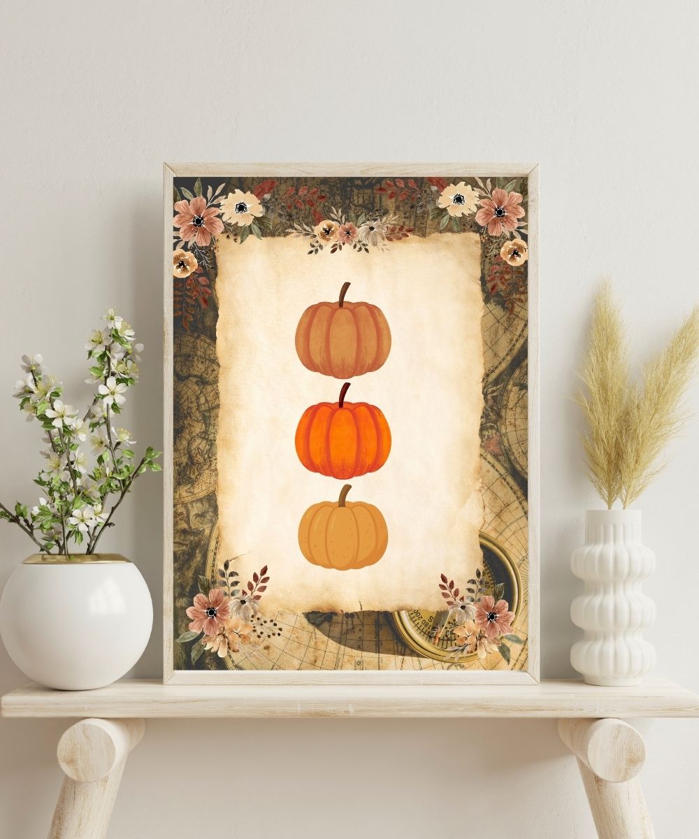 pumpkin wall art