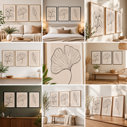 Set of 3 Neutral Wall Prints