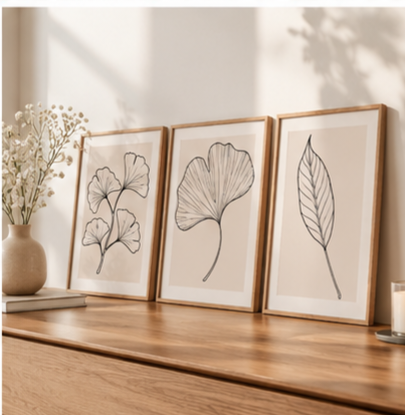 Set of 3 Neutral Wall Prints